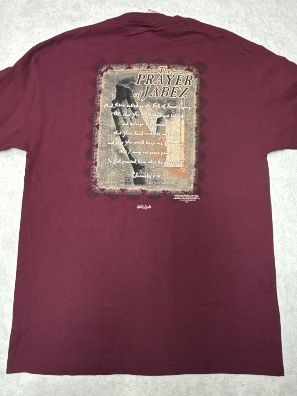 The Prayer Of Jabez Jesus Christ TShirt Vintage Size L AAA Tag God Jesus Tee
